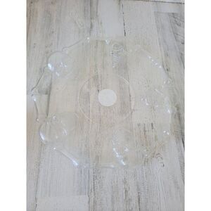 Menards 2009 skull serving tray Halloween home decor